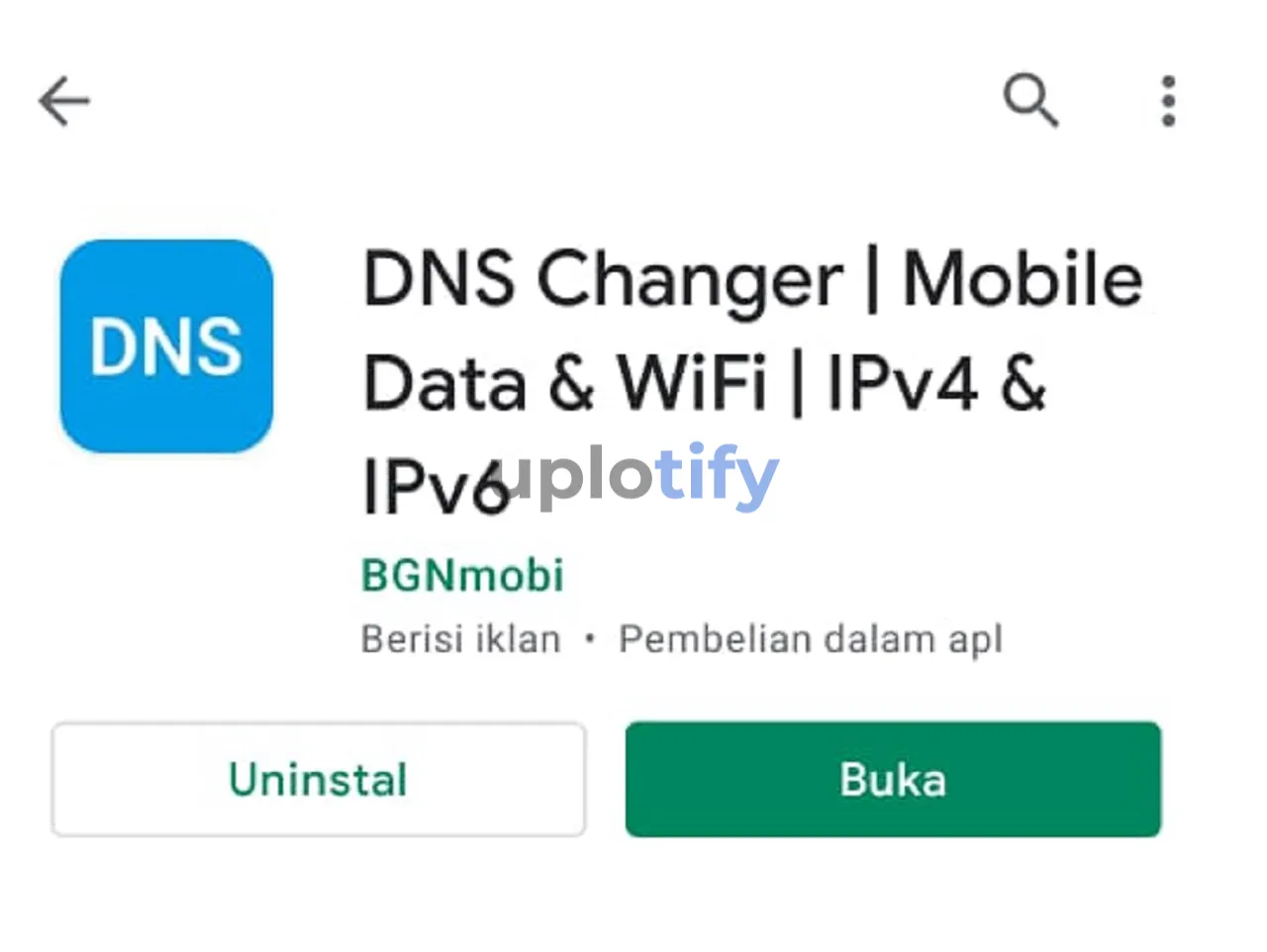 Aplikasi DNS Changer