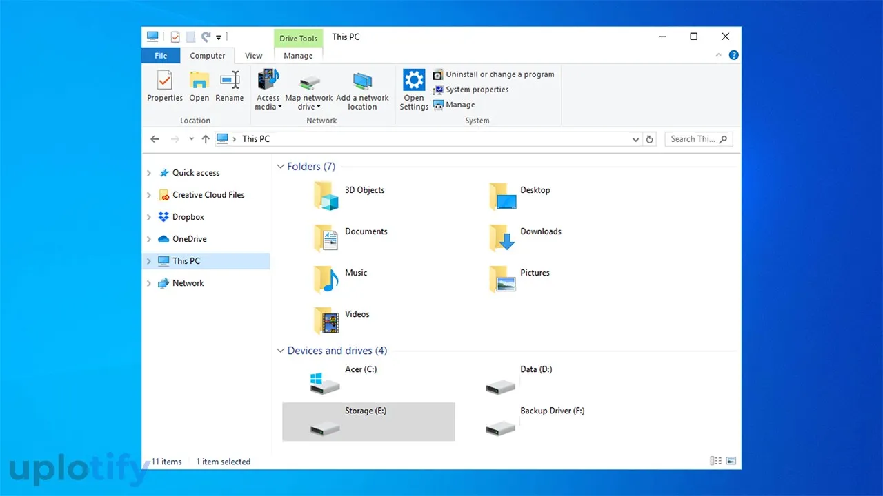 Membuka File Explorer