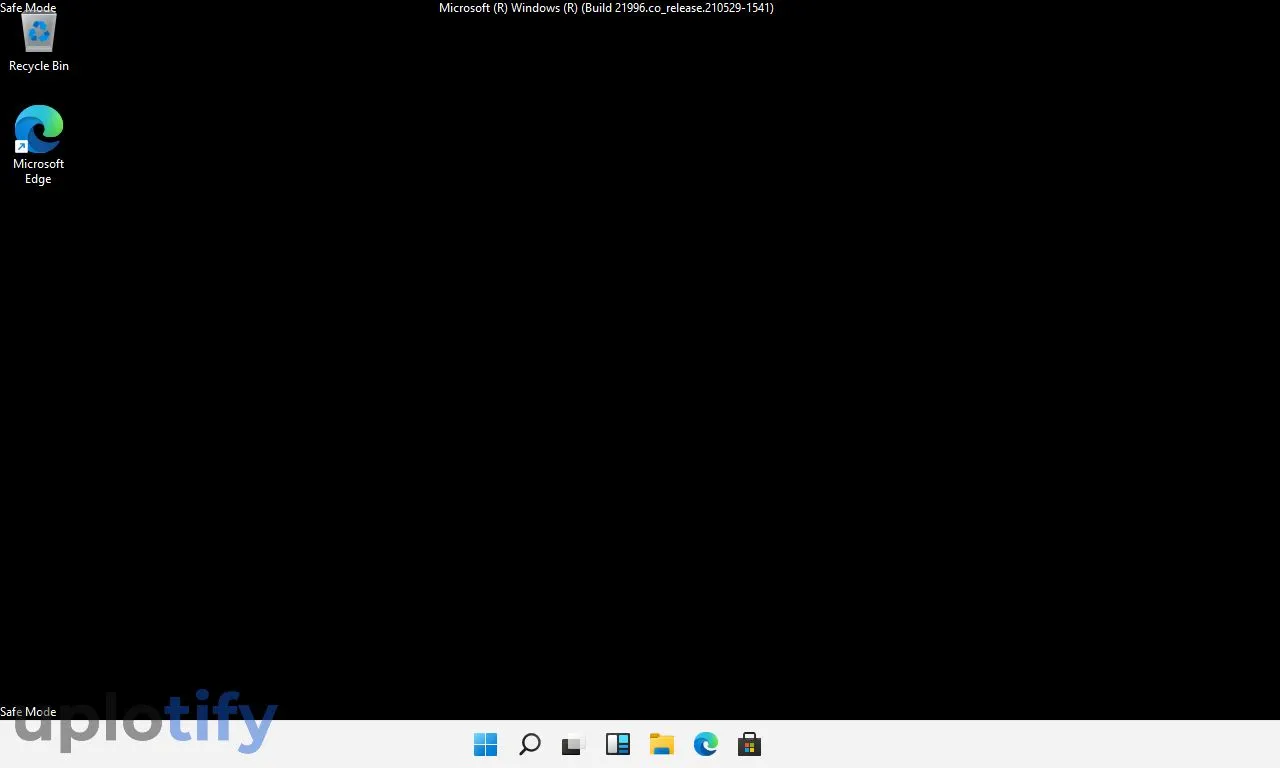 Contoh Windows 11 Dalam Safe Mode