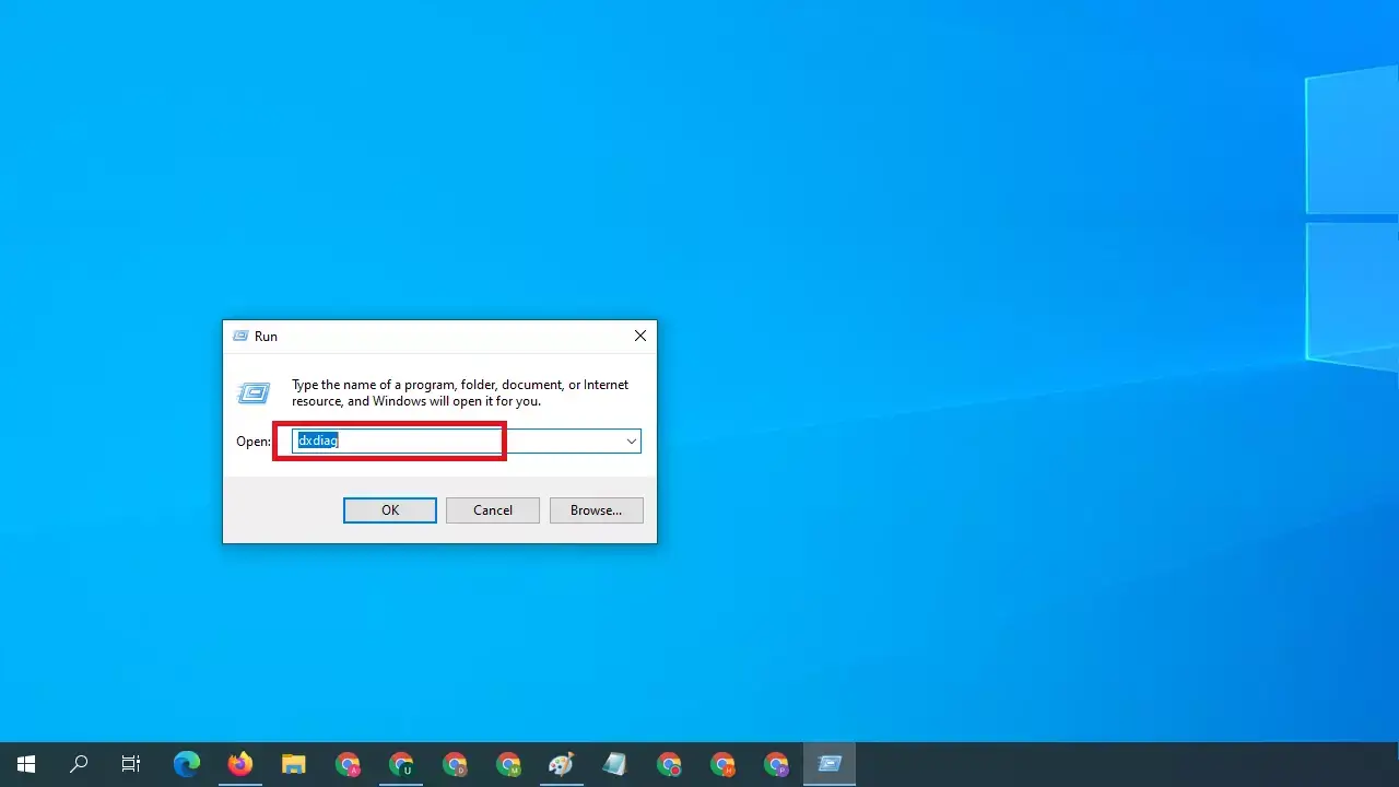 Perintah DXDIAG di Windows