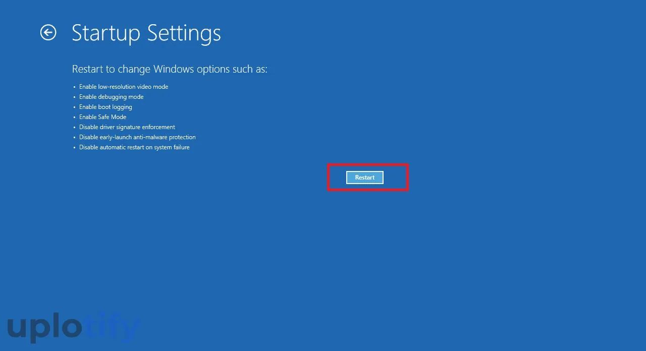 Restart Windows 11