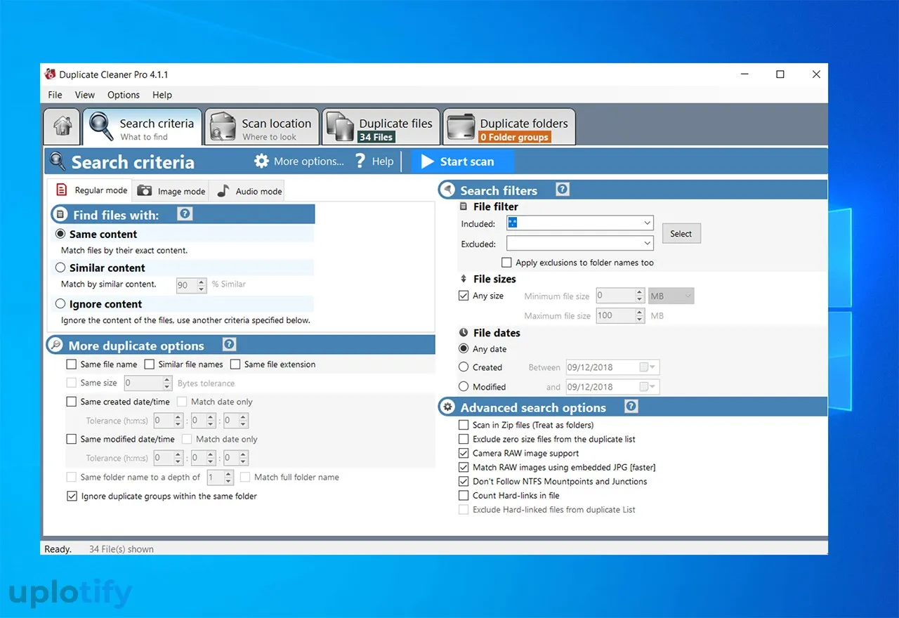 Optimalkan Drive Dengan Duplicate Cleaner Pro