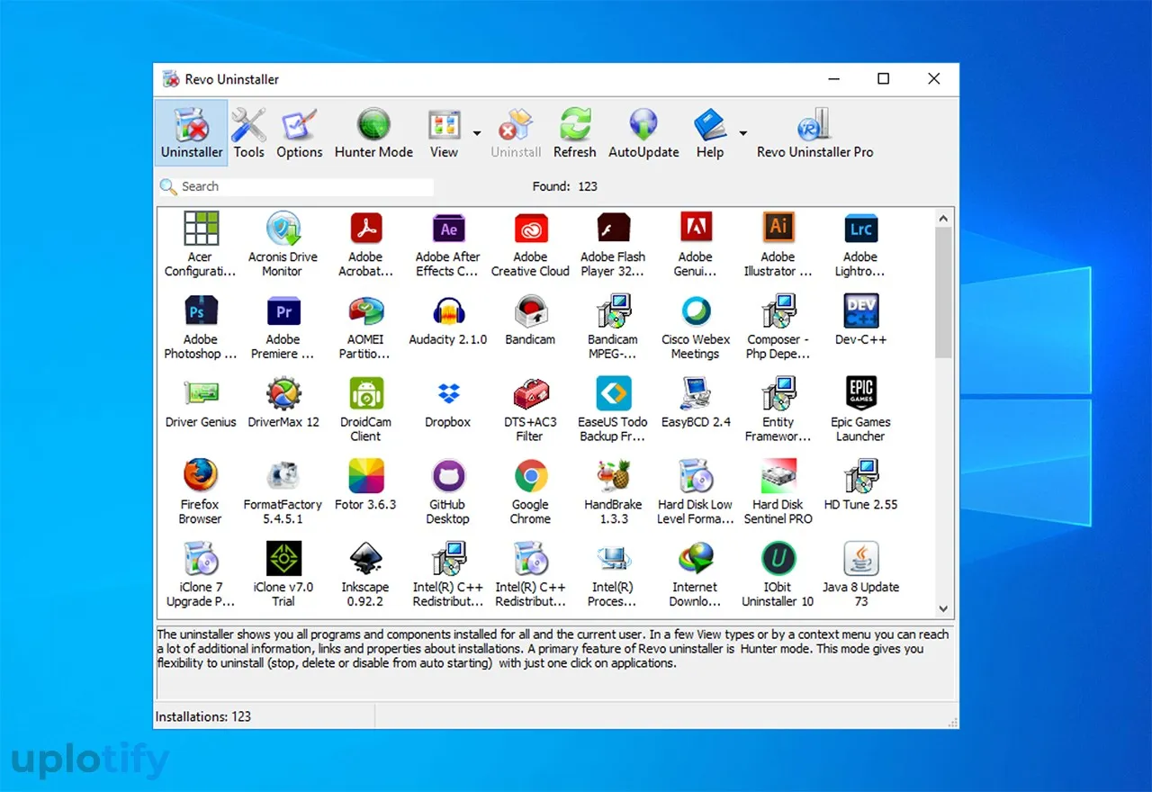 Optimalkan Drive Dengan Revo Uninstaller