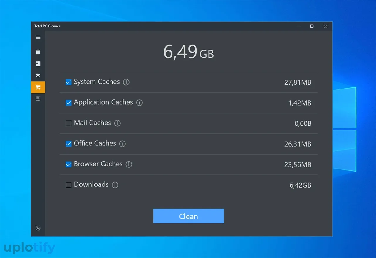 Optimalkan Drive Dengan Total PC Cleaner