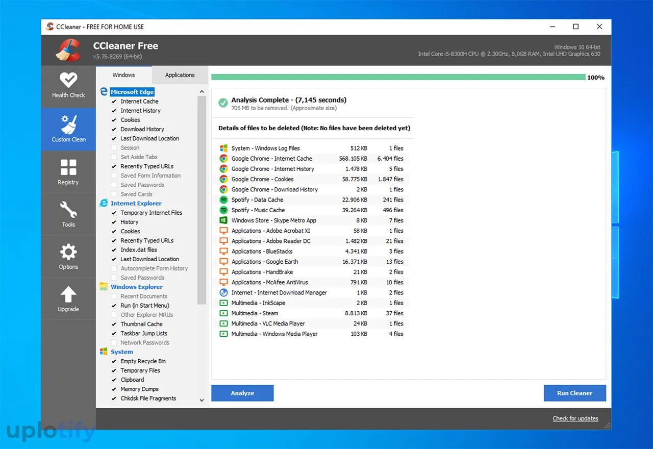 Optimalkan Drive Dengan CCleaner