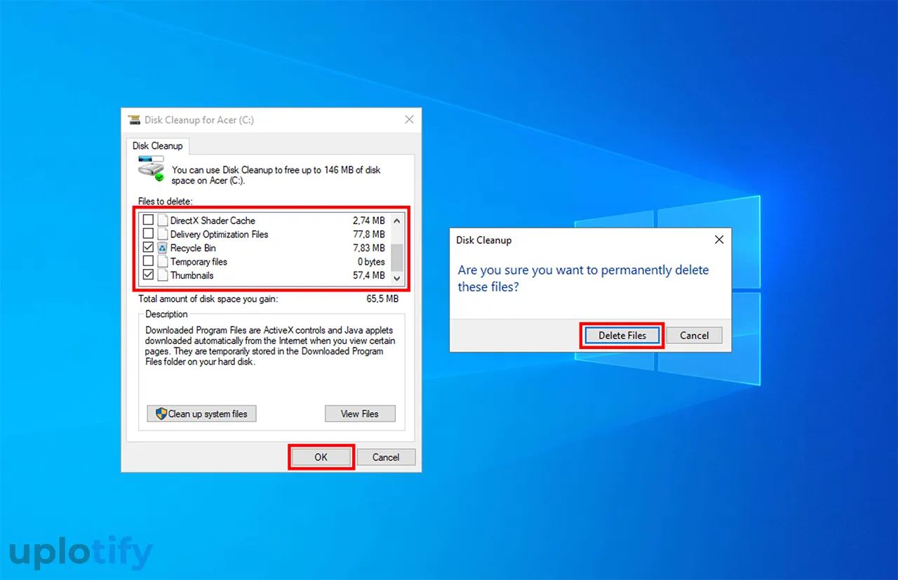 Bersihkan File Sampah Lewat Disk Cleanup