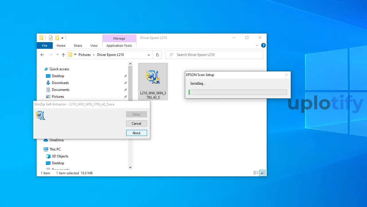 Tunggu Proses Instalasi Driver Scanner Epson L210