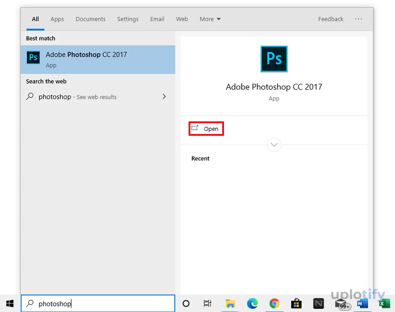 Jalankan Adobe Photoshop