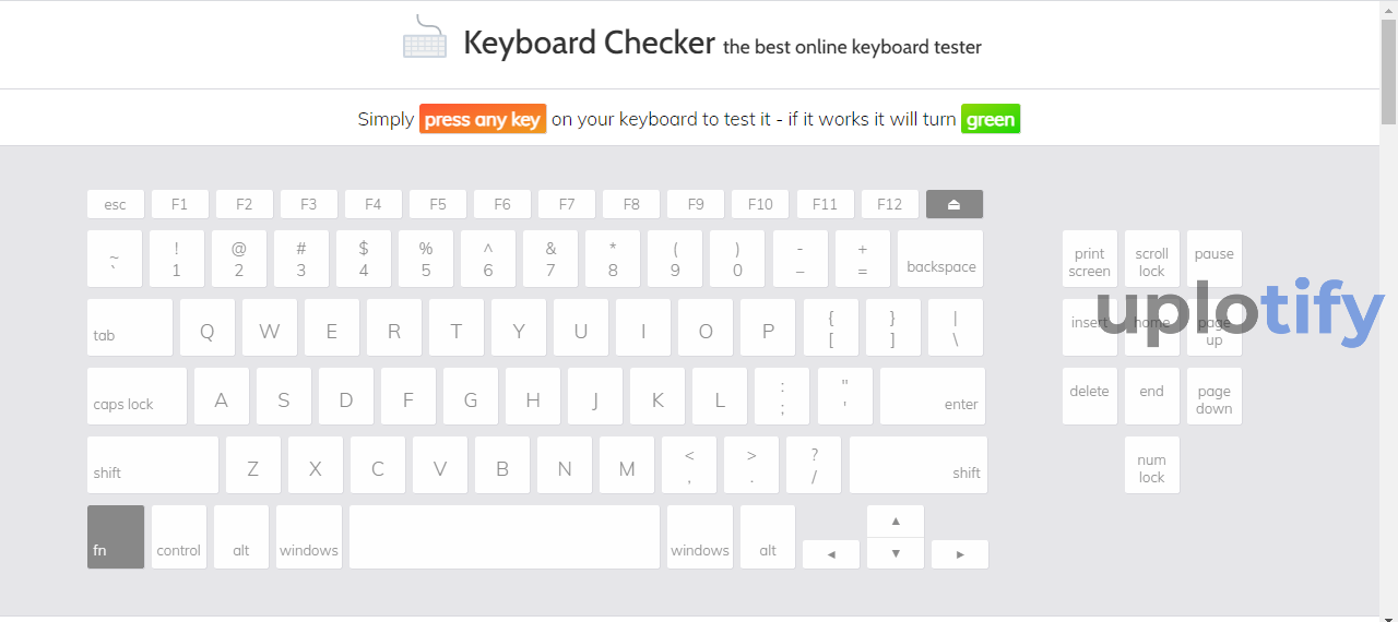 KeyboardChecker Website