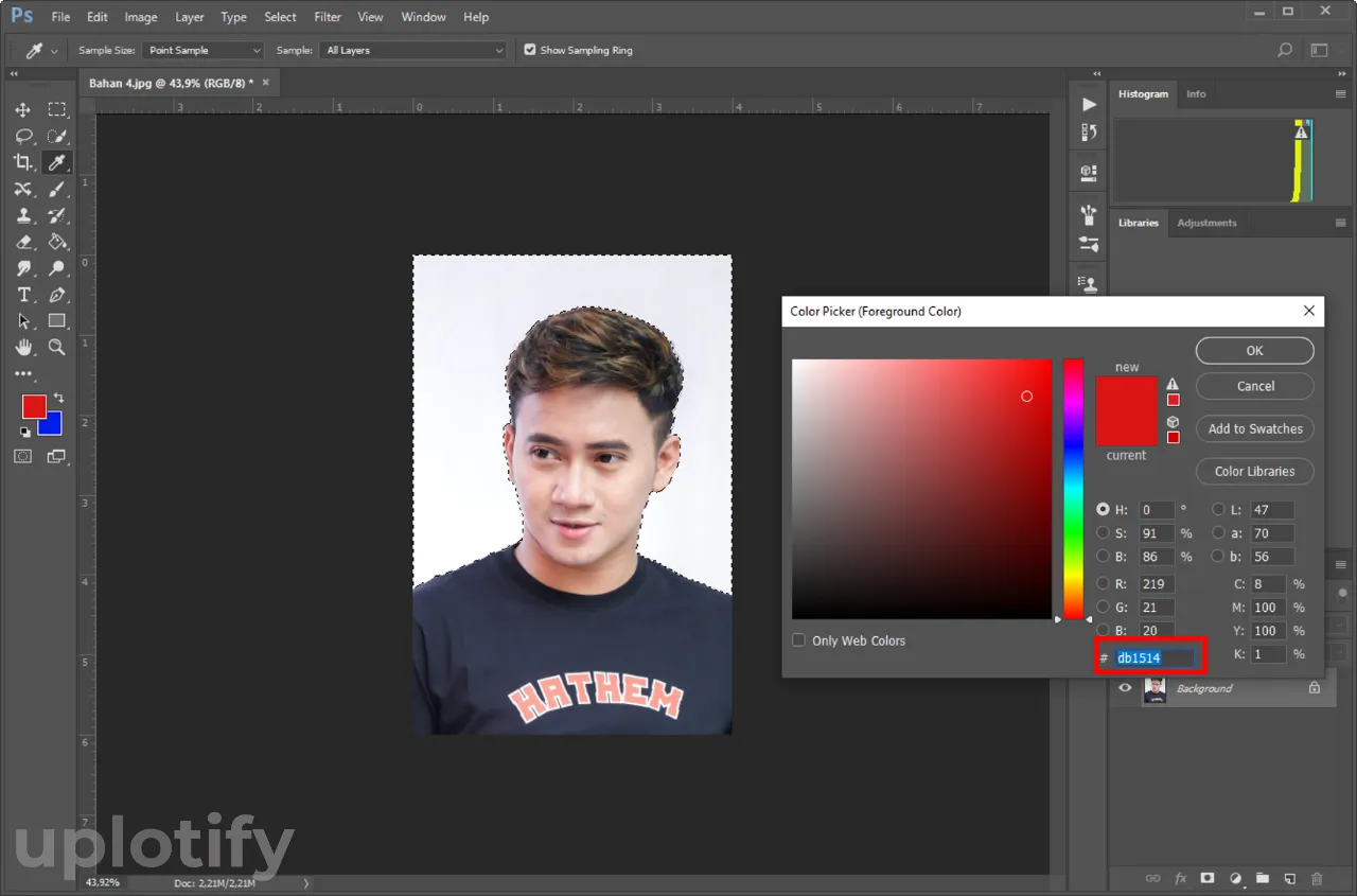 Sesuaikan Kode Warna Foto di Photoshop