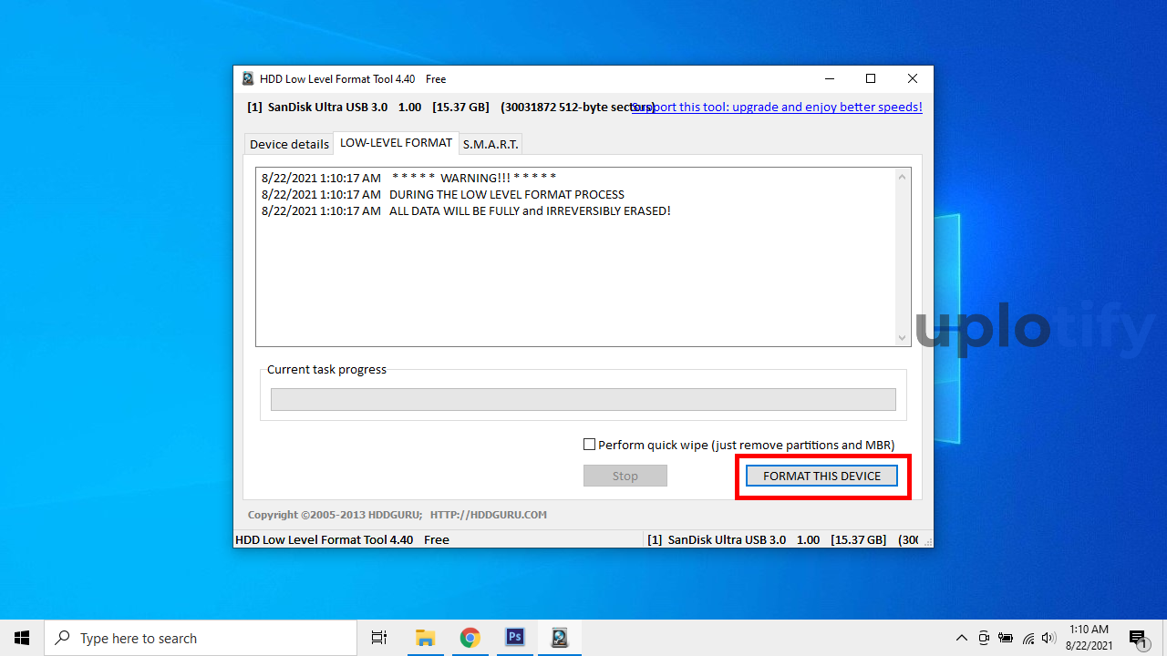 Format Flashdisk Dengan Klik Format This Device