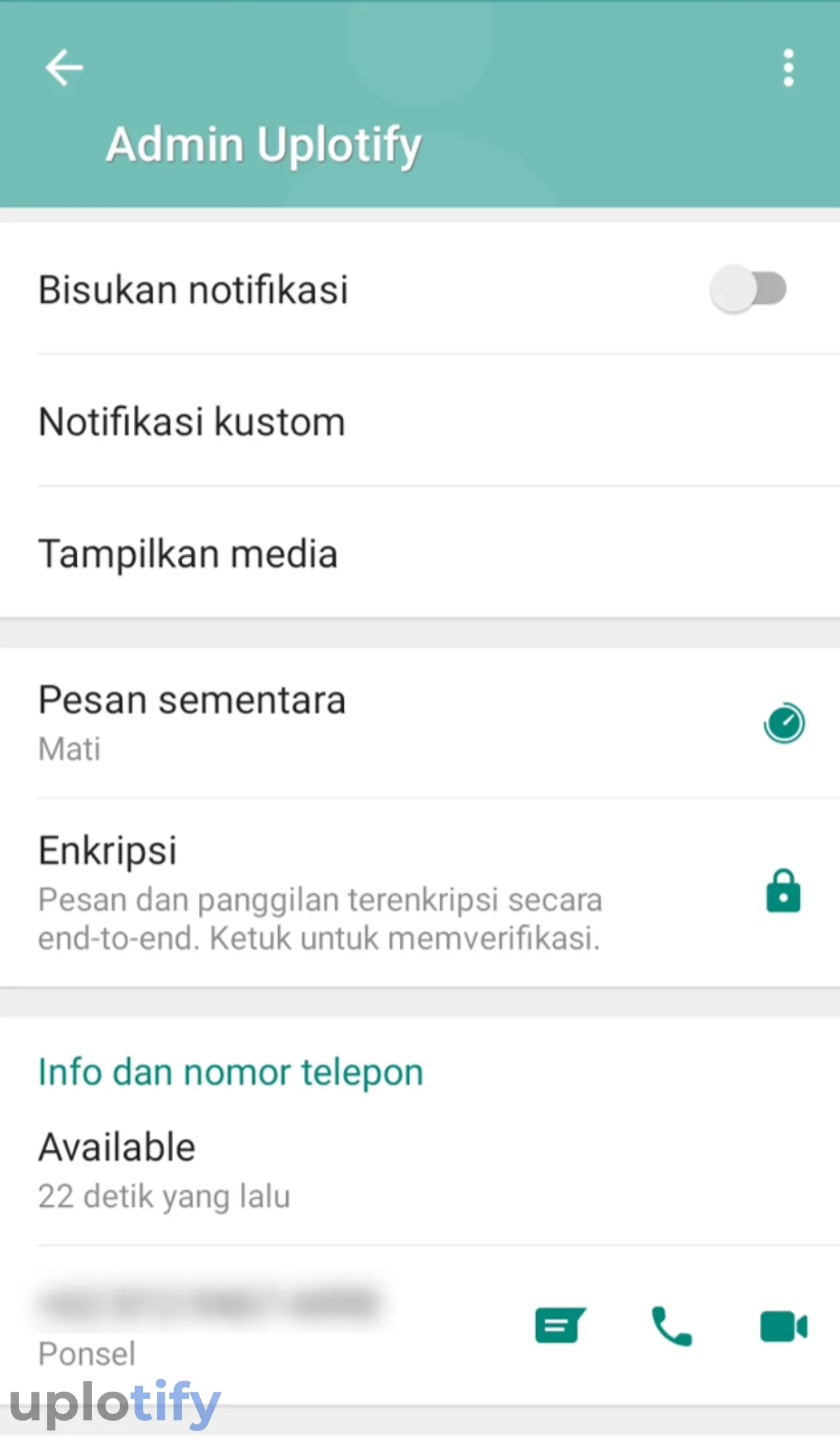 Istilah Available WhatsApp