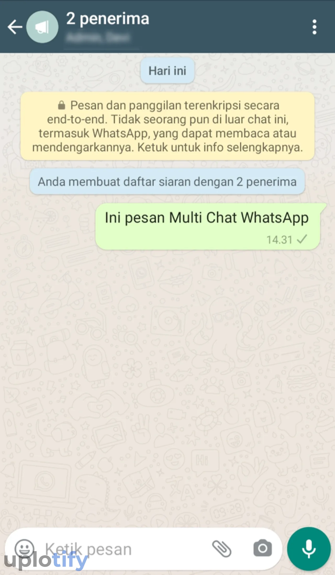 Istilah MC WhatsApp
