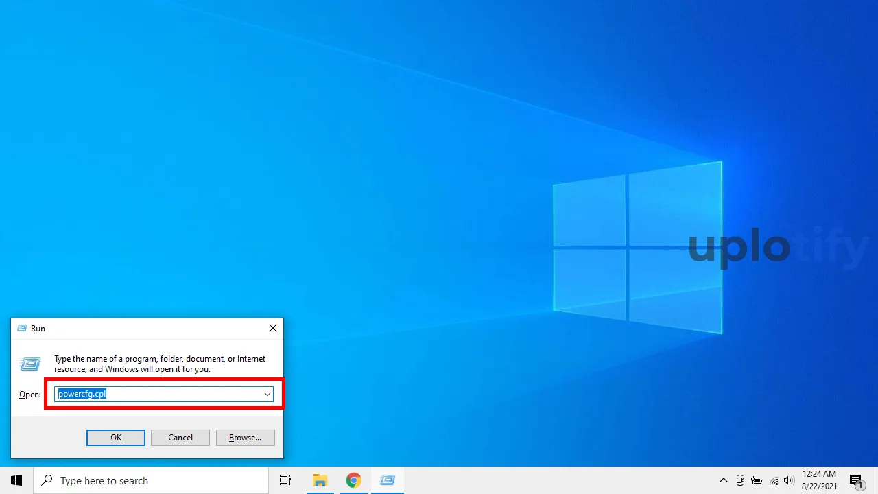 Ketik Enter Setelah Pada Perintah Windows Run