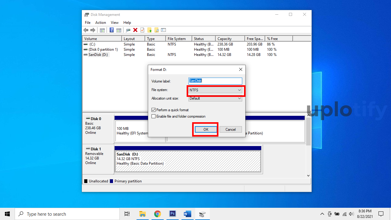 Copy FIle NTFS Flashdisk