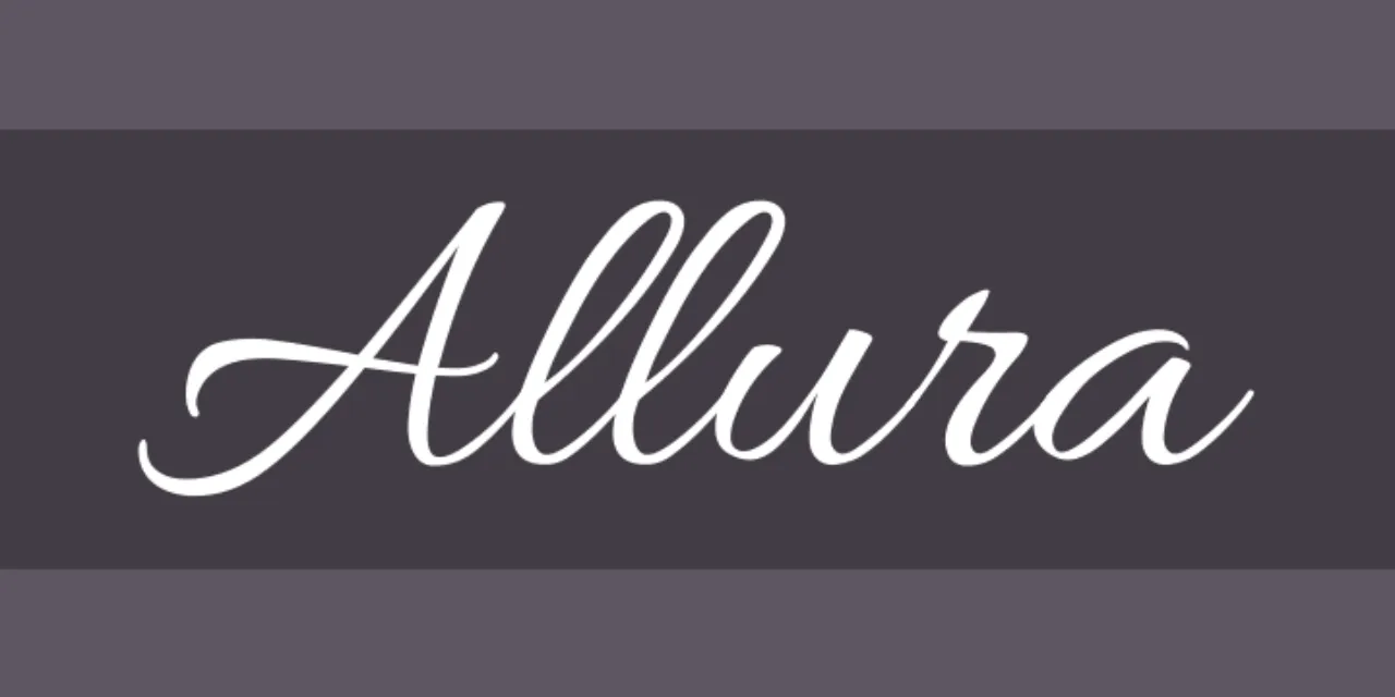 Font Sertifikat Allura