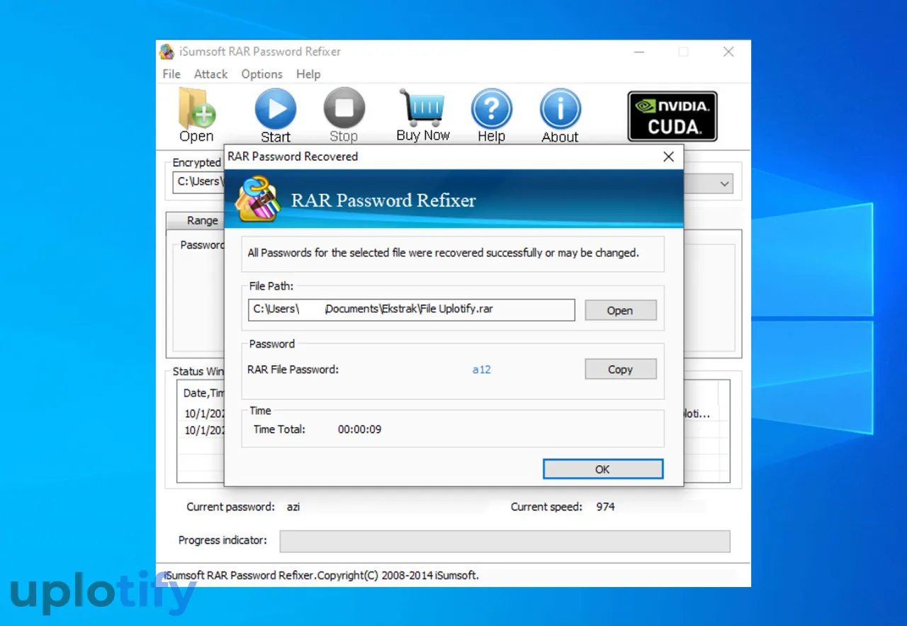 Install RAR Password Refixer