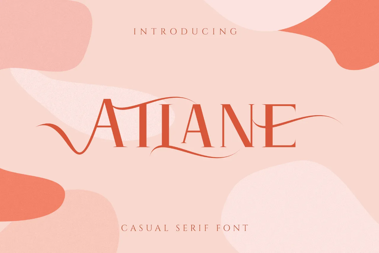 Font Atlane Casual