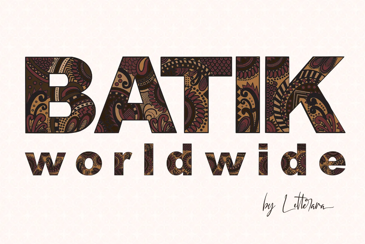 Font Batik Worldwide