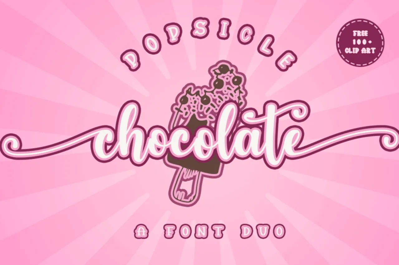 Font Chocolate Dekorative