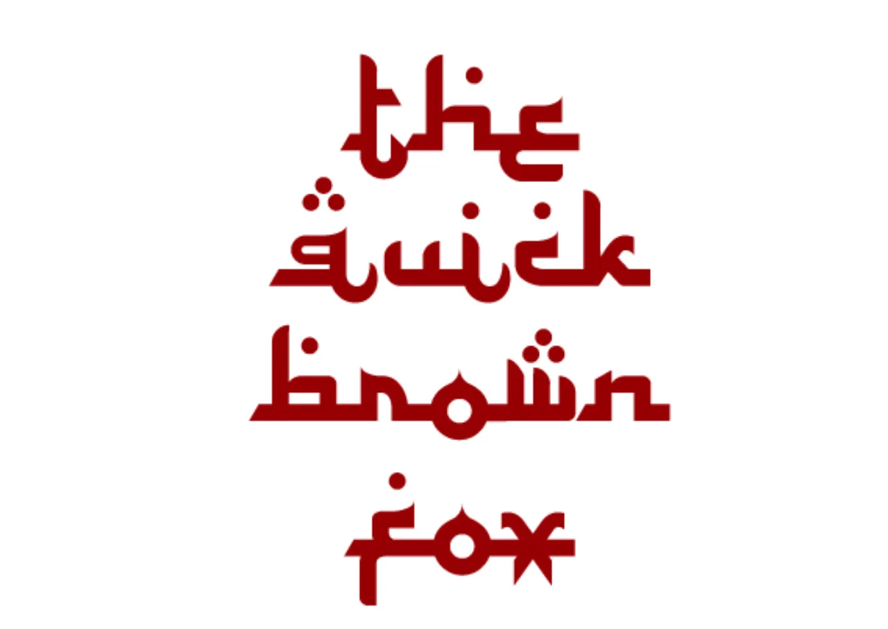 Alhambra Arabic Font