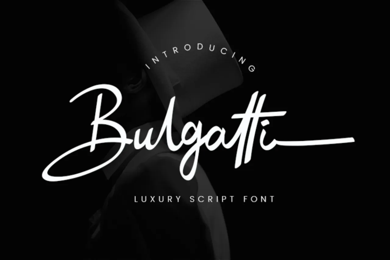 Font Bulgatti Script