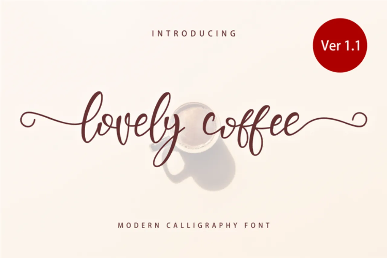 Font Lovely Coffee