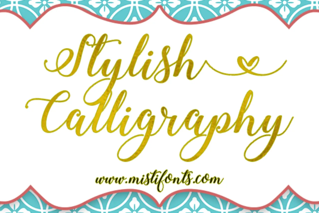 Font Stylish Calligraphy