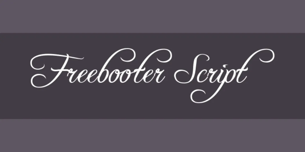 Font Freebooter Script