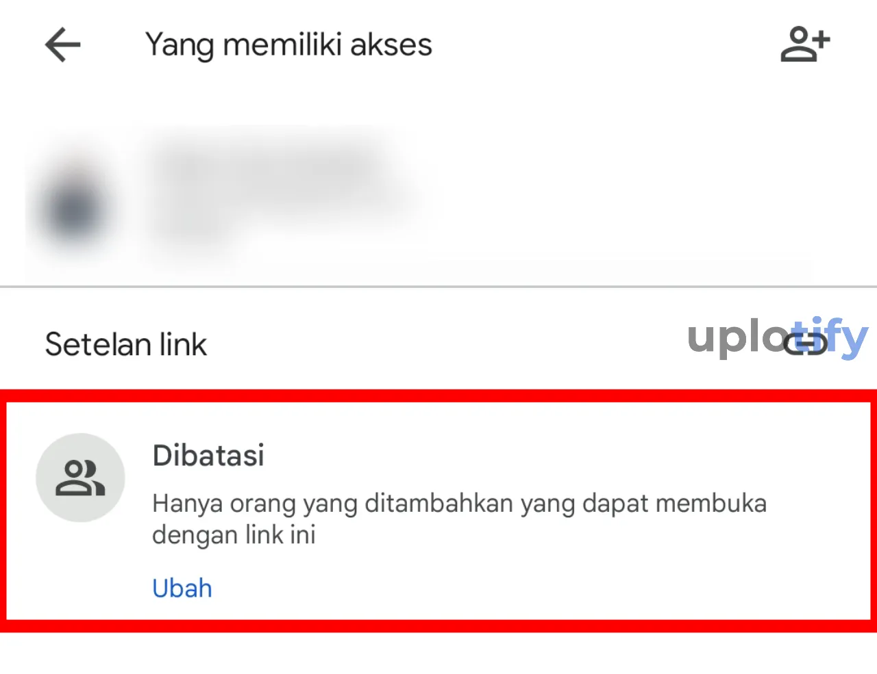 Muncul Tulisan Dibatasi Pada Drive