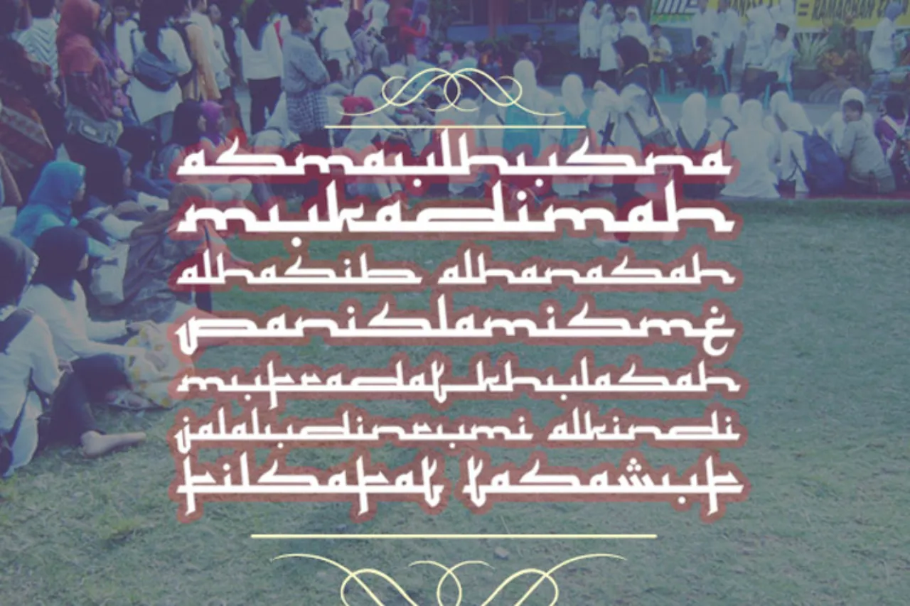 Font Mukadimah Arabic