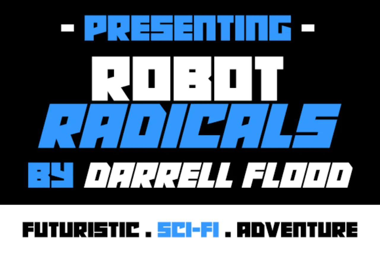 Font Logo Esport Robot Radicals