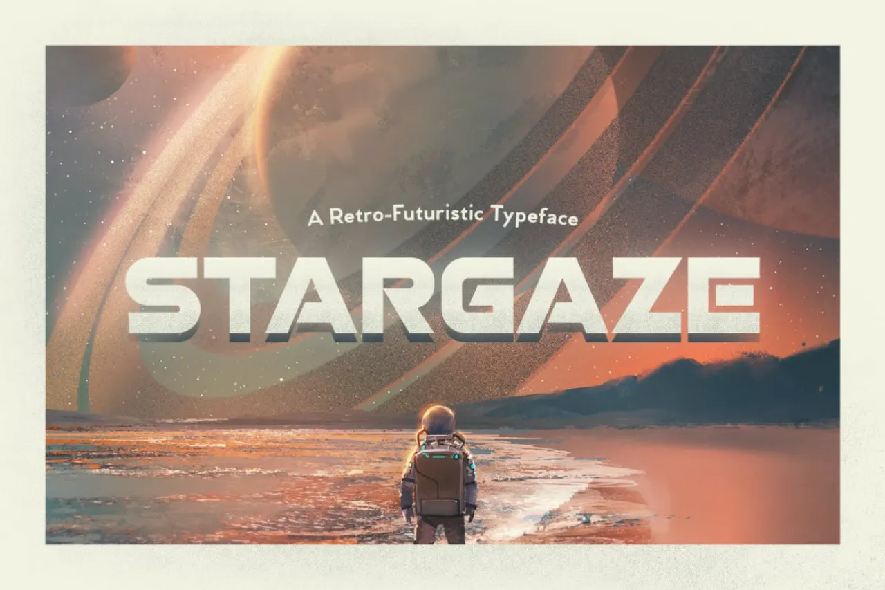 Font Logo Esport Stargaze Typeface