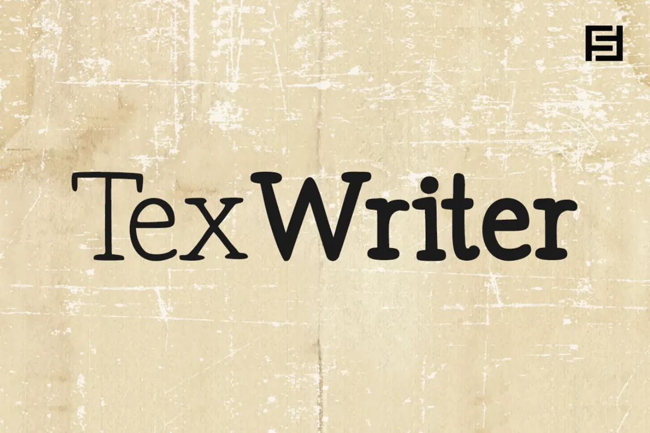 Font Mesin Ketik TexWriter