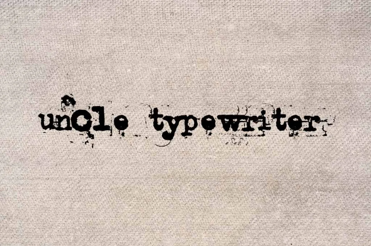 Uncle Typewriter Font Typewriter Fonts. 