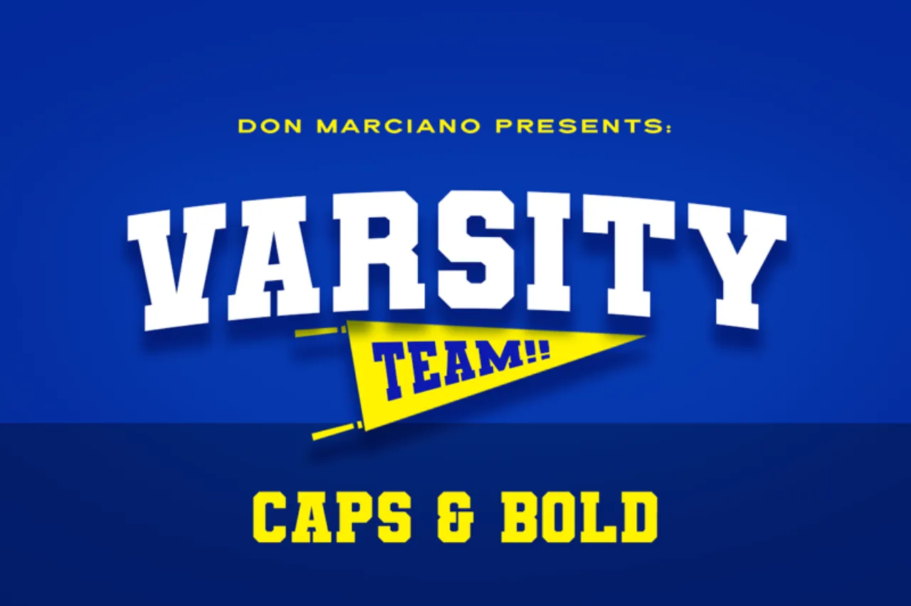 Font Logo Esport Varsity Team