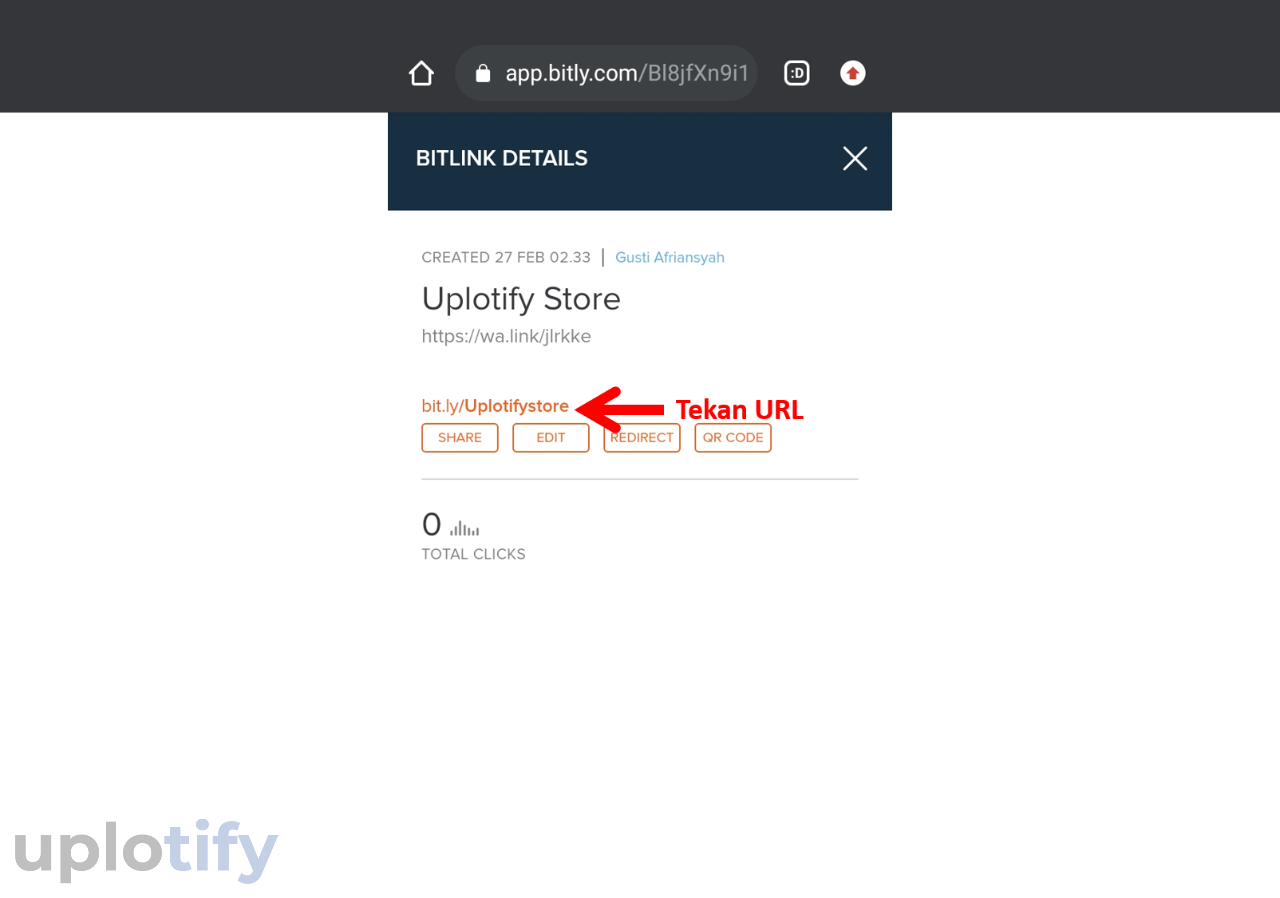 Blok URL Di Bitly