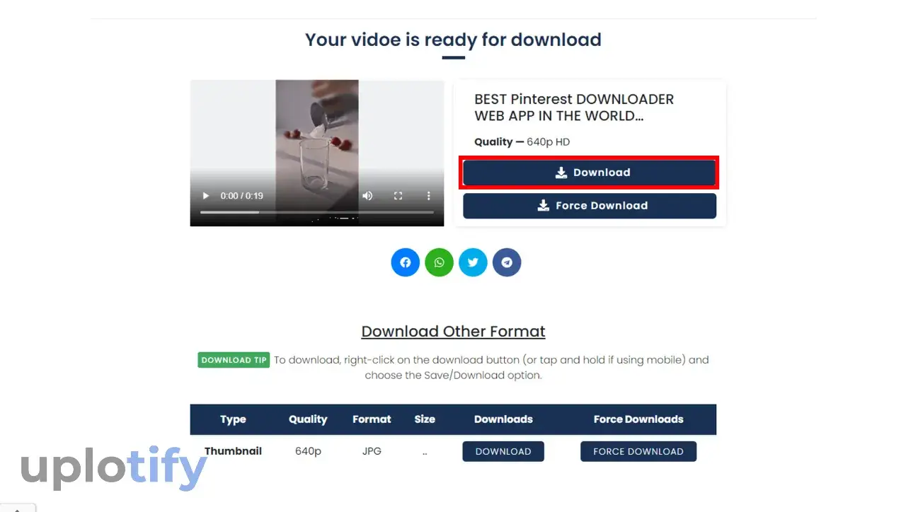 Download Video Pinterest Dari Bot Downloader