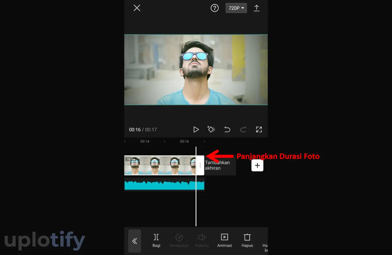 Panjangkan Durasi Foto CapCut