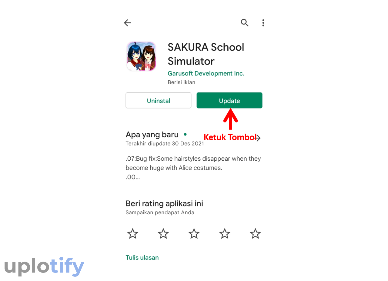 Perbarui Versi Sakura School Simulator