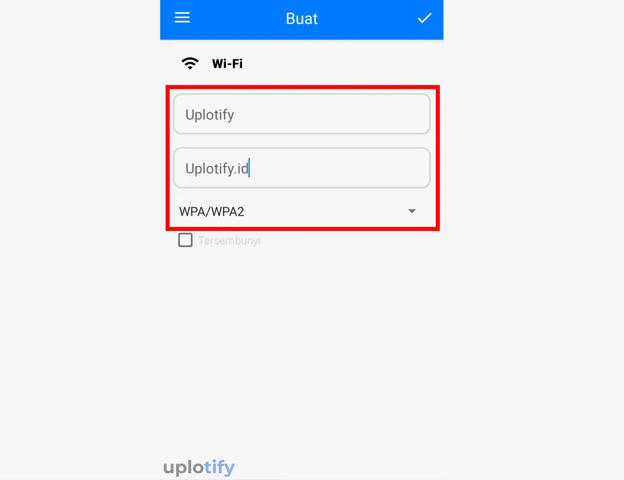 Setting Barcode WiFi