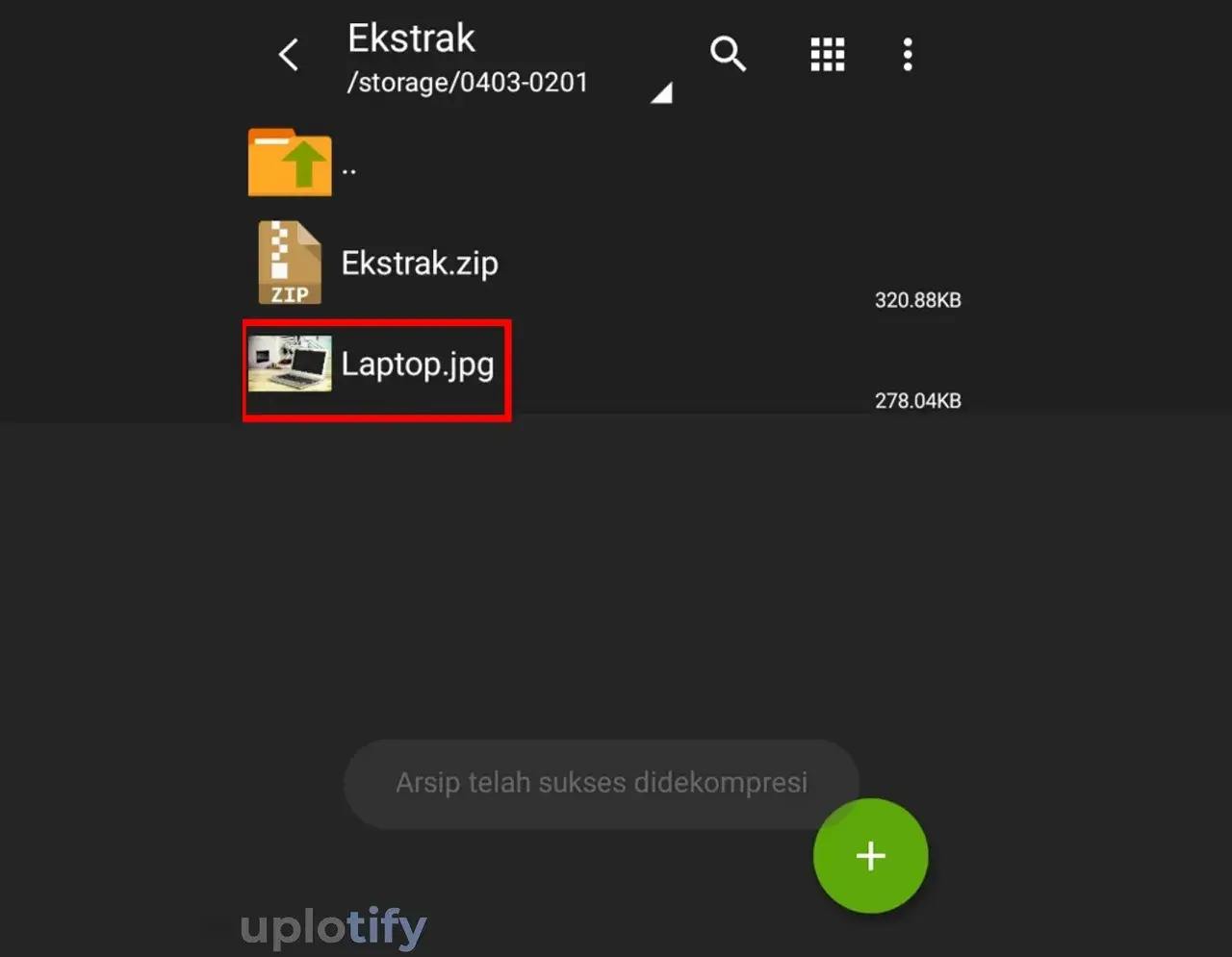 File RAR Android Berhasil Diperbaiki