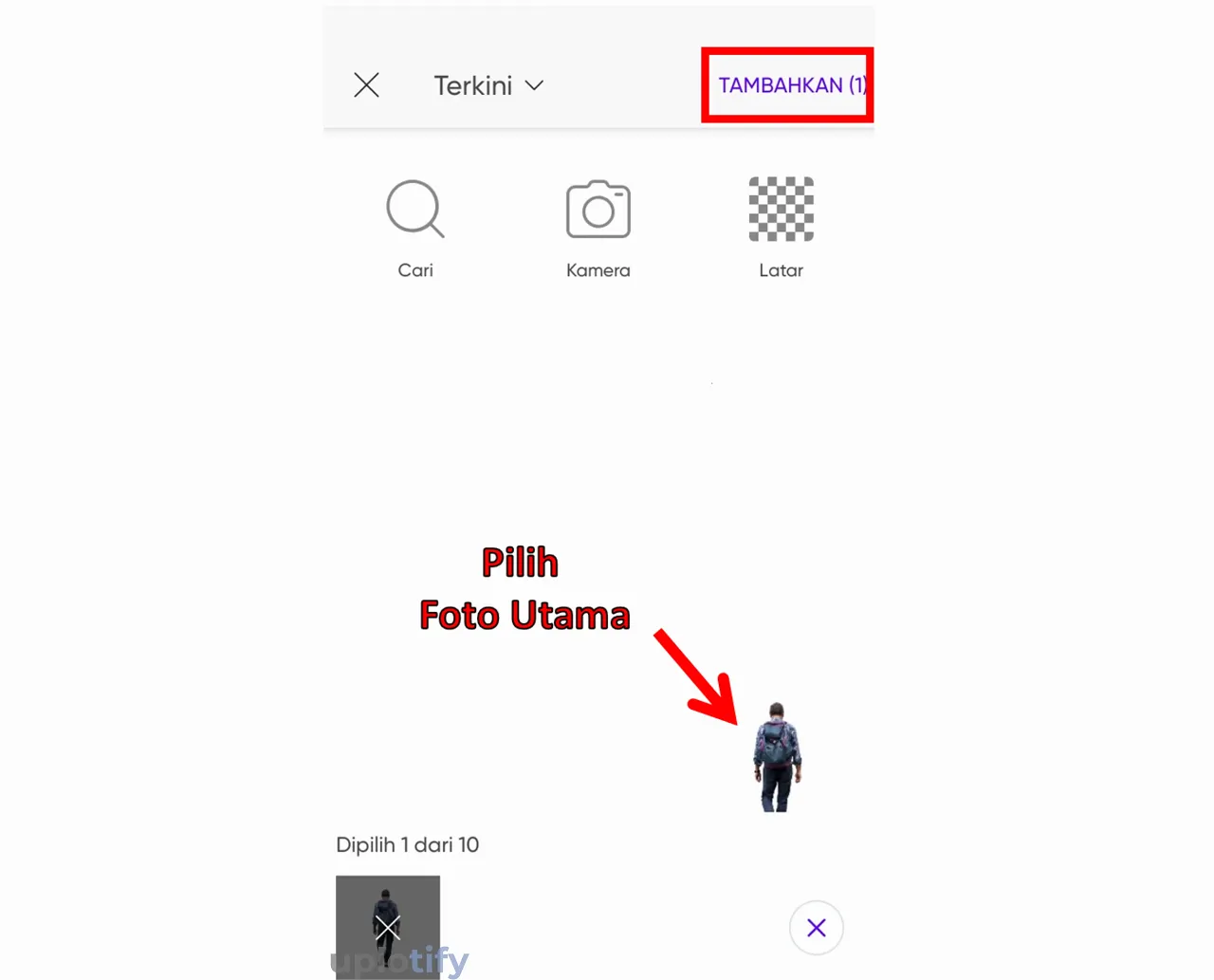 Cari Foto Utama di PicsArt