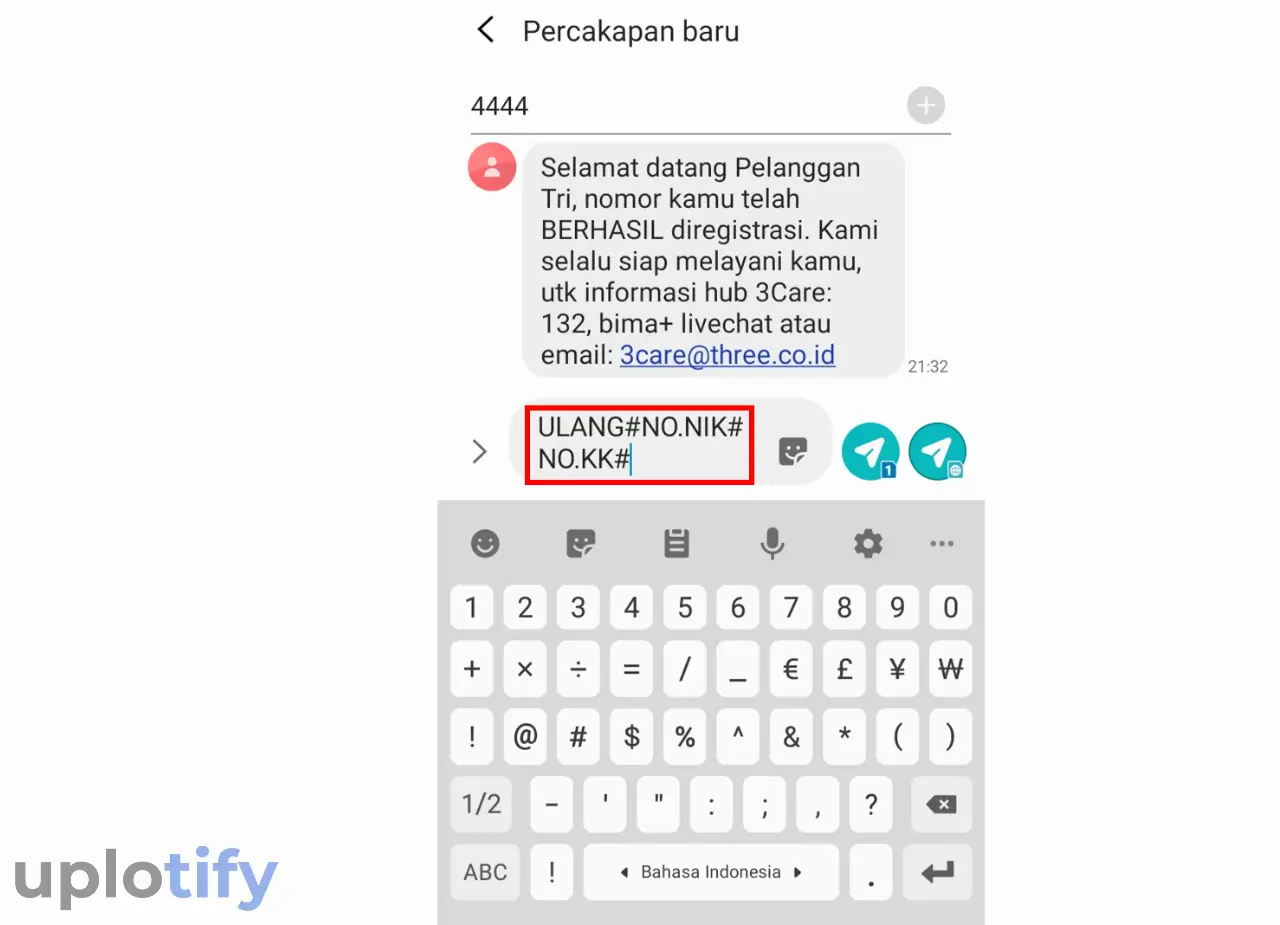 Coba Registrasi Ulang SIM Card