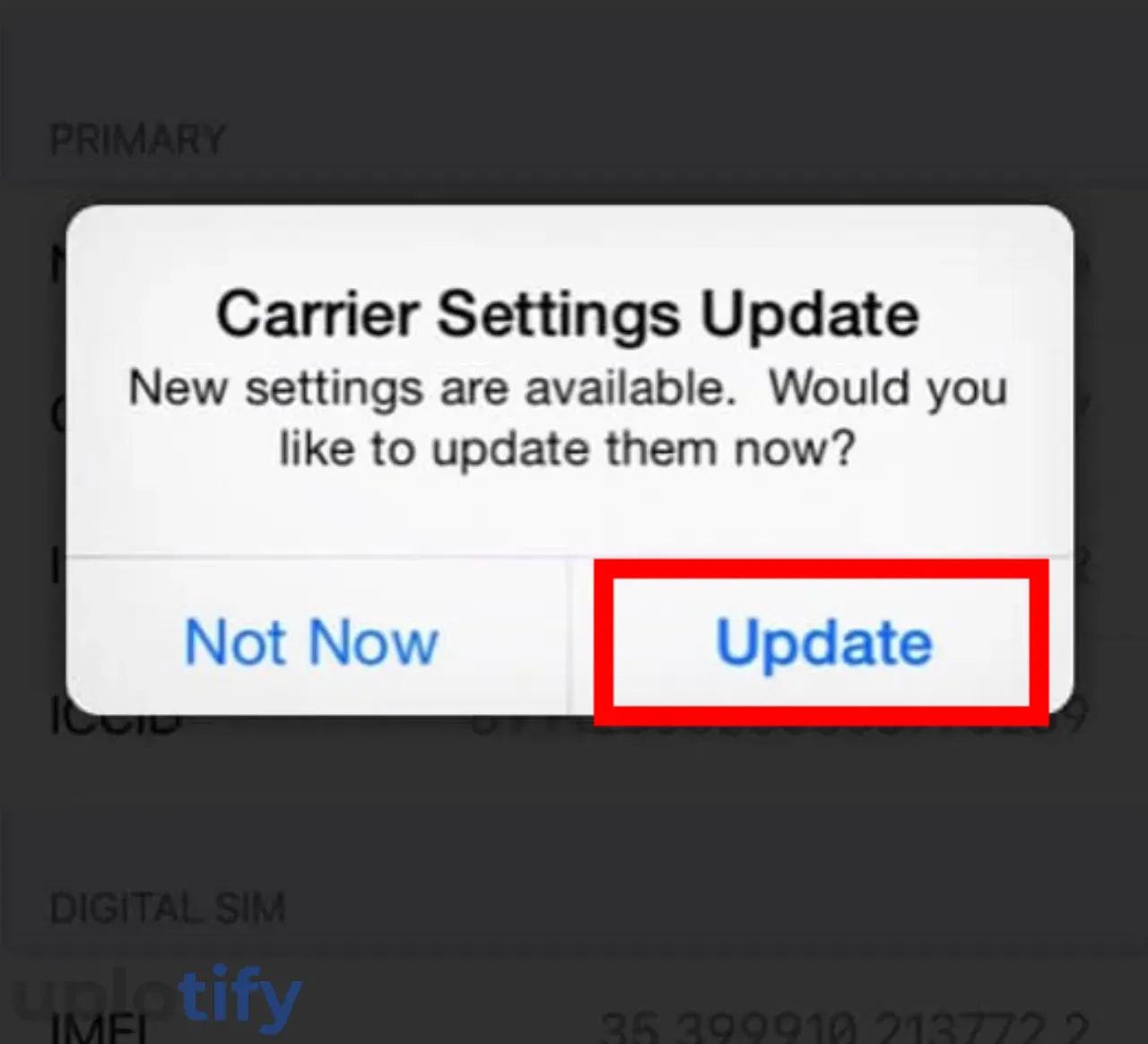 Update Carrier iPhone