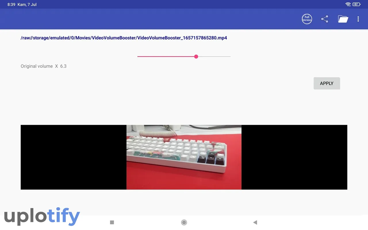 Atur Volume Suara Video di Aplikasi