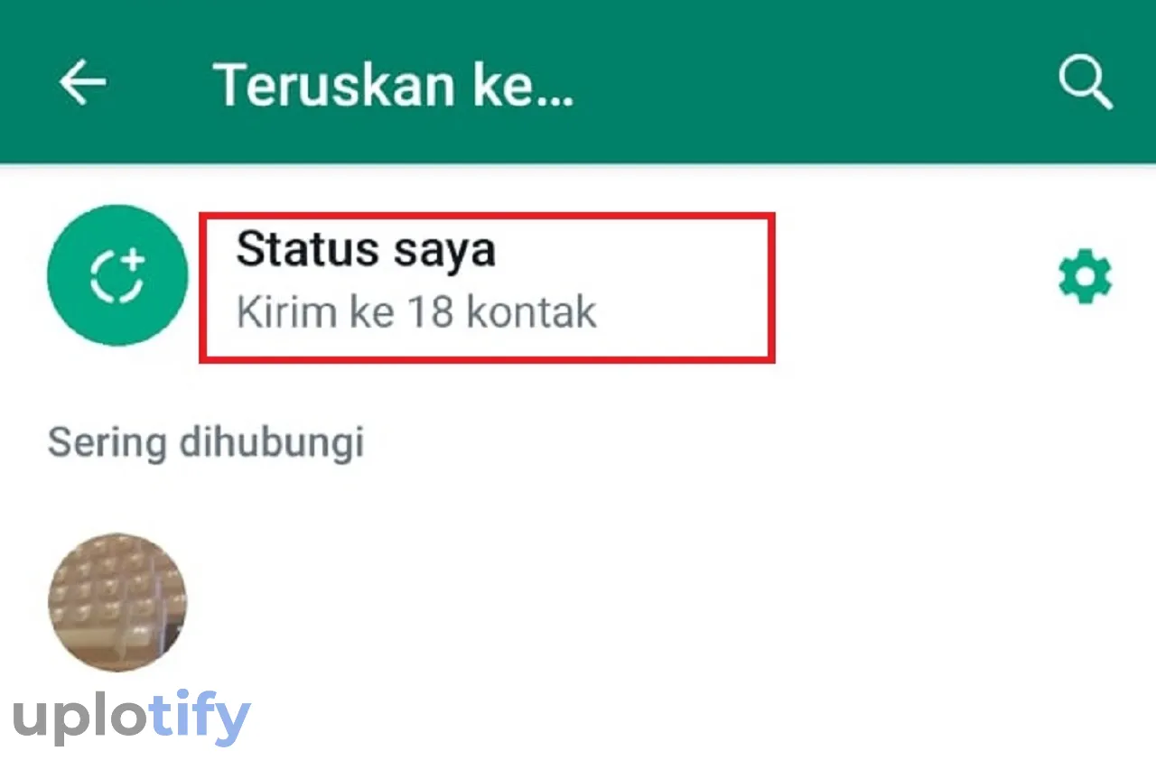 Pilih Opsi Status Saya