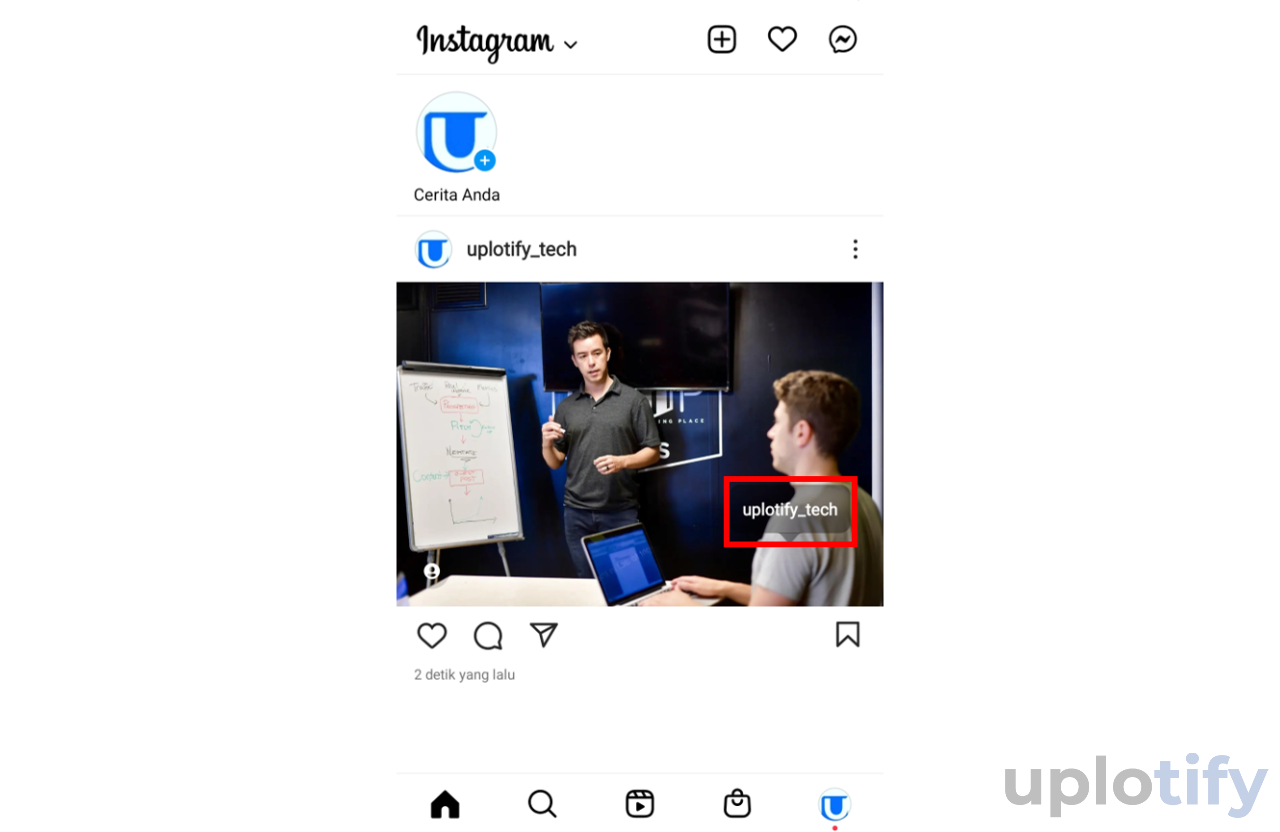 Tag Akun Instagram Di Postingan Berhasil
