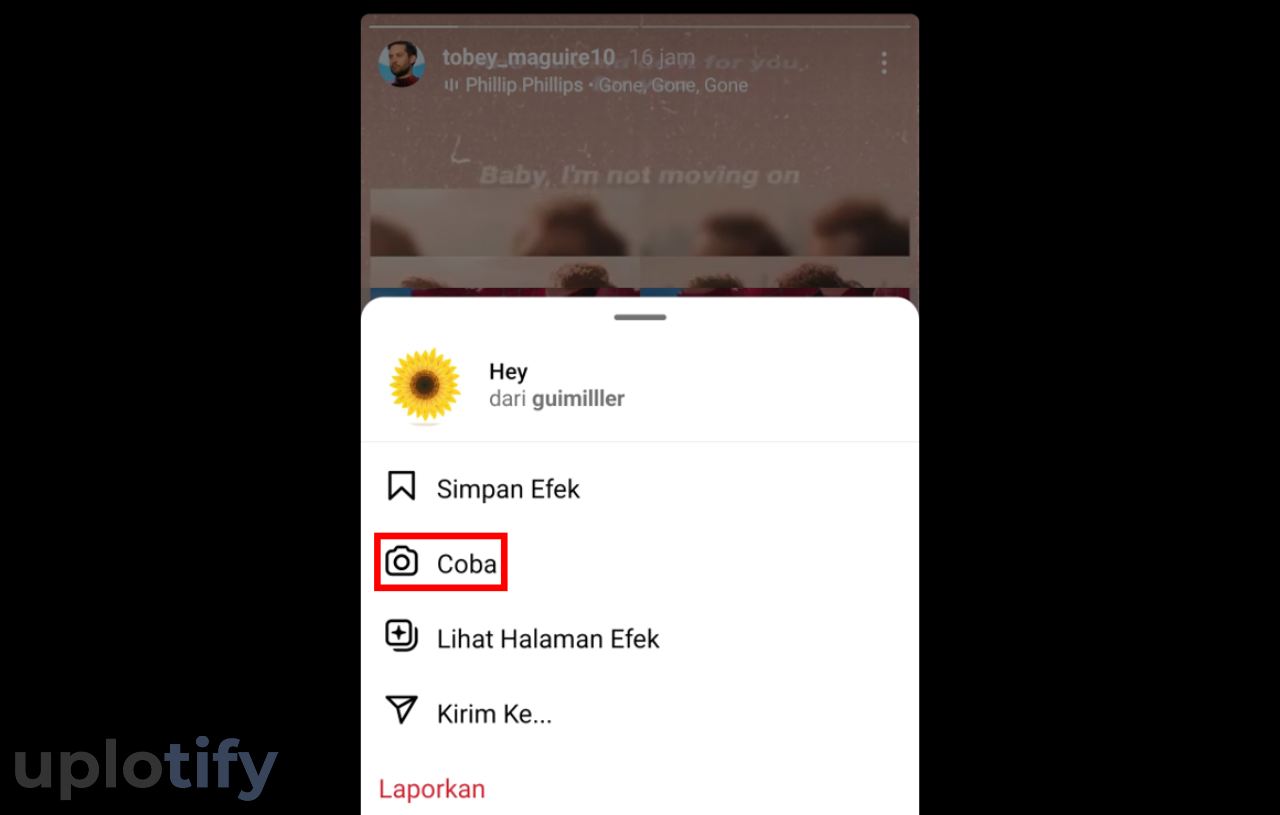 Coba Gunakan Filter Dari Teman