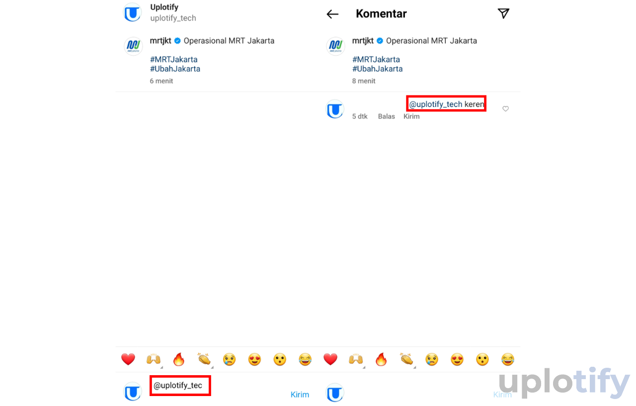 Buat Tag Instagram Di Komentar